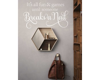 Nail Salon Wall Decal